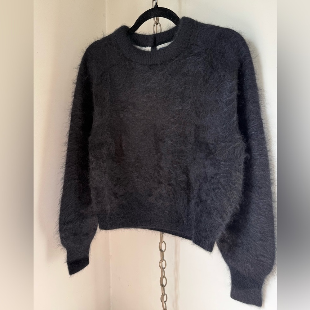 *SOLD* NWOT RARE NO NAME X NAKED CASHMERE Women's Black Brushed Cashmere Sweater